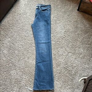 Just USA Blue Flare Wide Leg Jeans